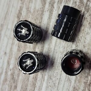 New 4pc set MAZERATI Valve Stem Covers